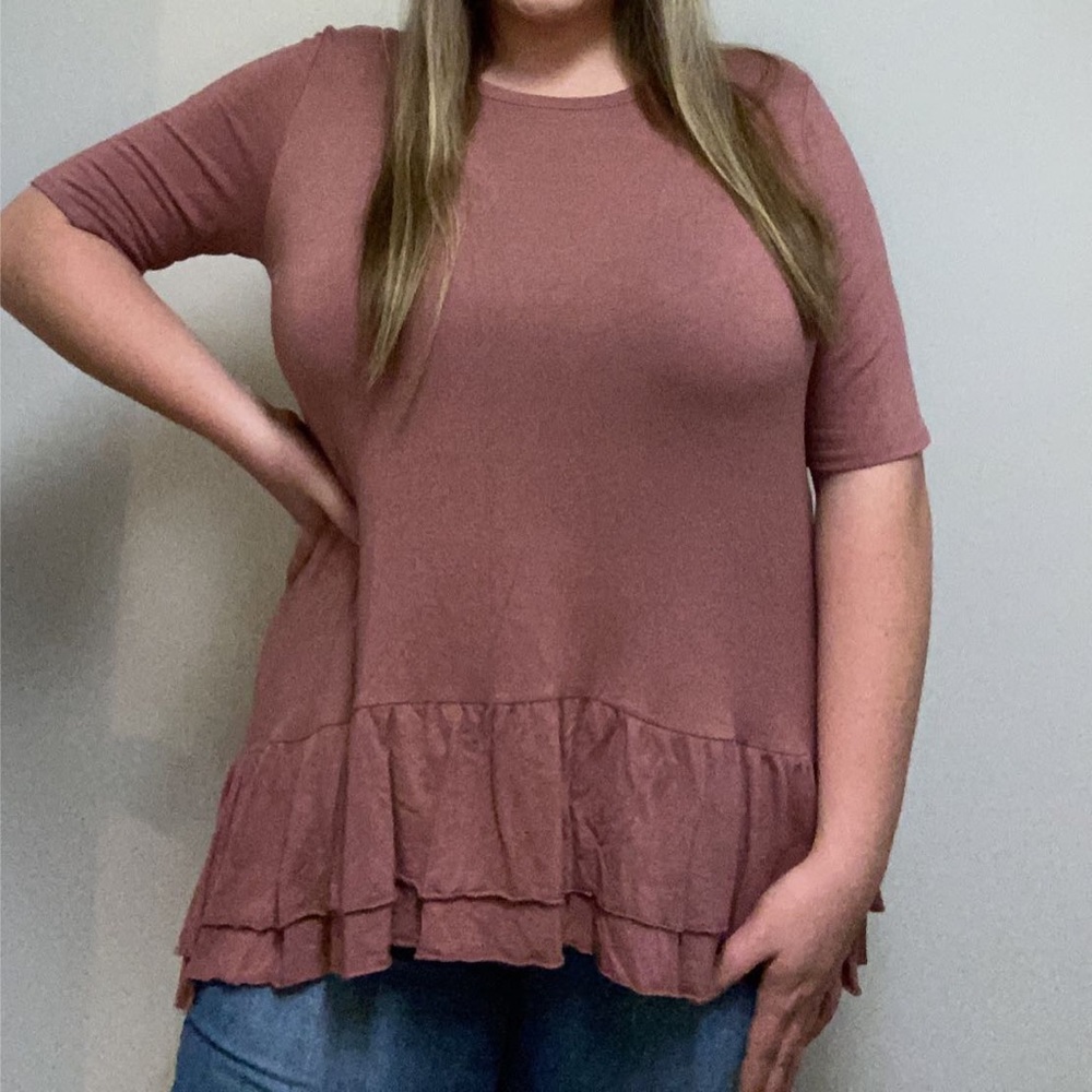 Mauve Detailed Shirt